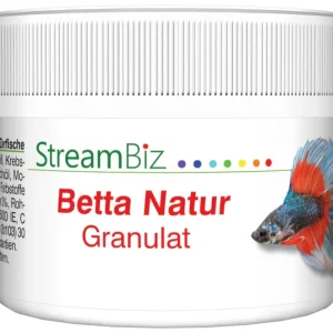 Markenware Streambiz Betta Natur Granulat, 36 g Kampffischfutter